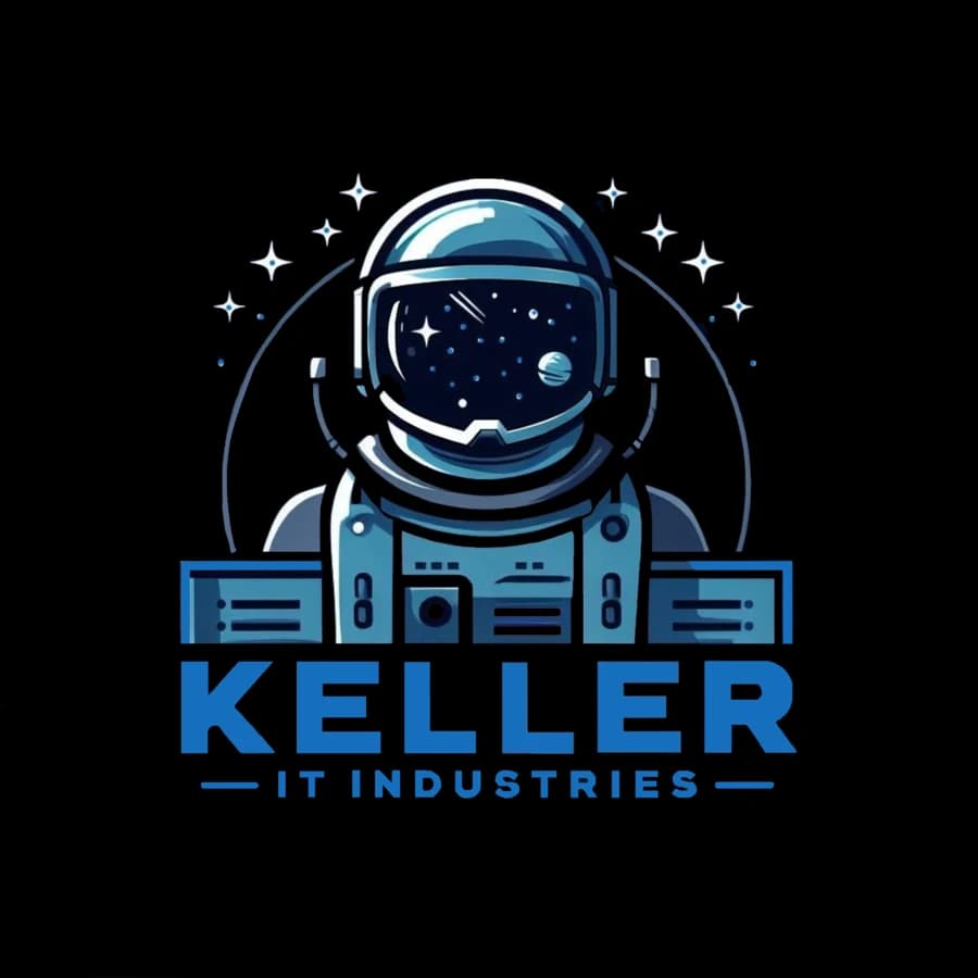 Keller IT Industries astronaut logo